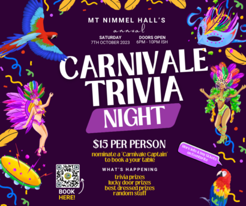 Carnivale Trivia Night at the Austinville/Mt Nimmel Hall